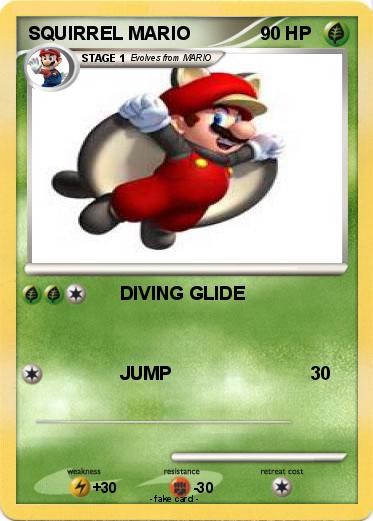 Pokemon SQUIRREL MARIO
