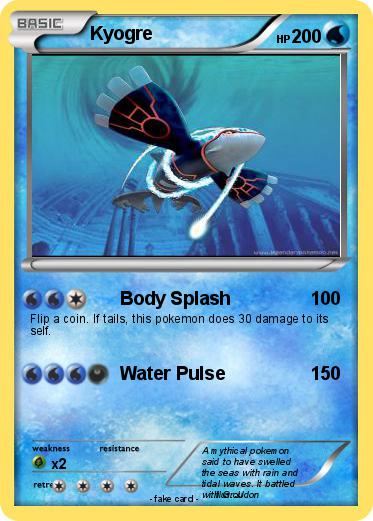 Pokemon Kyogre