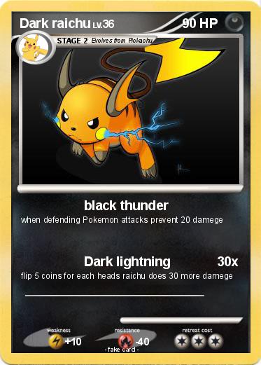 Pokemon Dark raichu