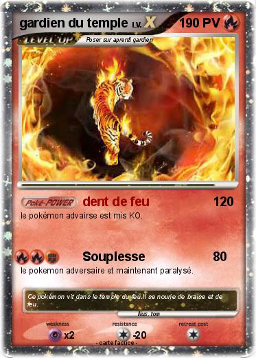 Pokemon gardien du temple