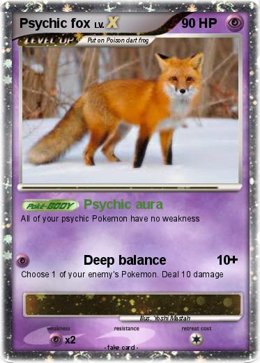 Pokemon Psychic fox