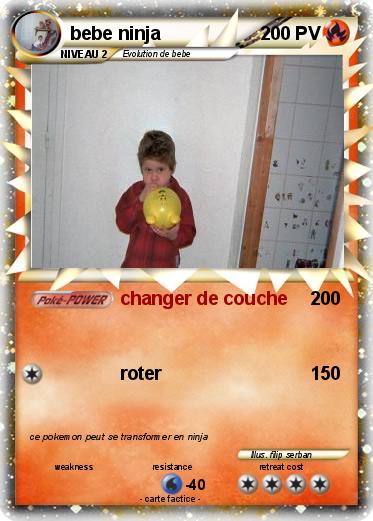 Pokemon bebe ninja