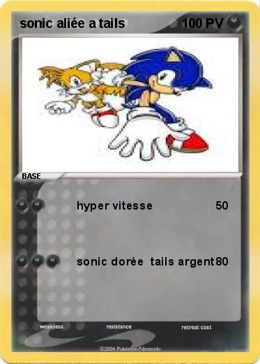 Pokemon sonic aliée a tails
