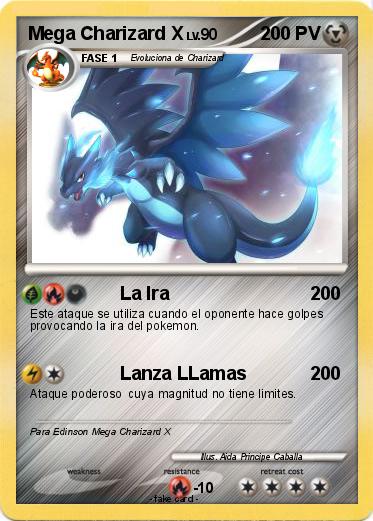 Pokemon Mega Charizard X