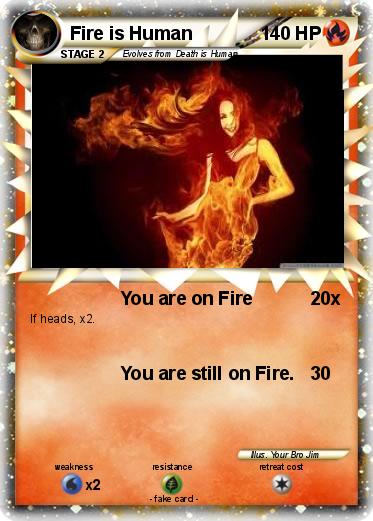 Pokemon Fire is Human