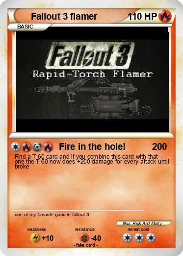 Pokemon Fallout 3 flamer