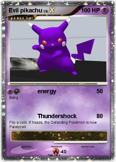 Pokemon Evil pikachu