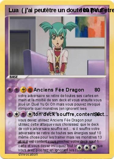 Pokemon Lua  ( j'ai peutêtre un doute ca peut etre Luca)