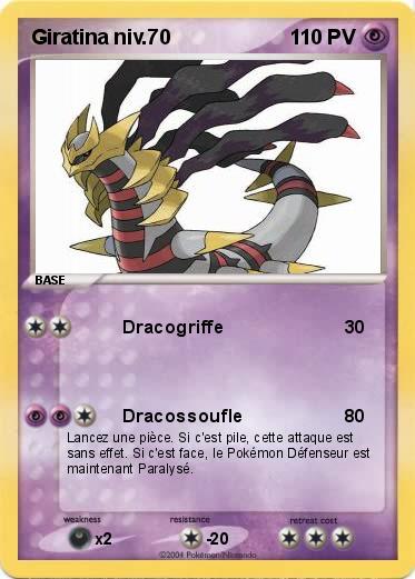 Pokemon Giratina niv.70