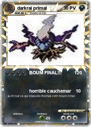 Pokemon darkrai primal