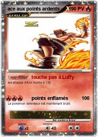 Pokemon ace aux points ardents
