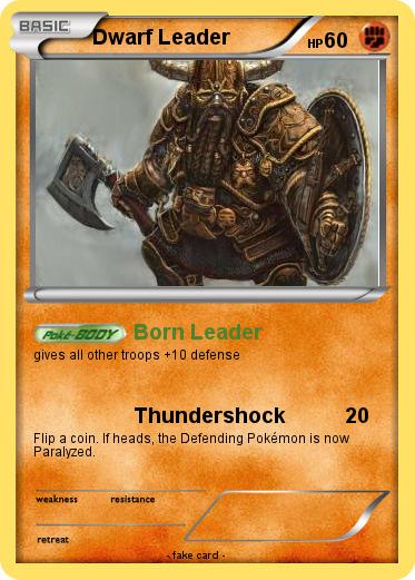 Pokemon Dwarf Leader