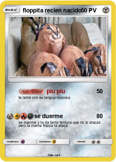 Pokemon floppita recien nacido