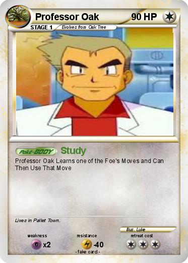 Pokemon Professor Oak
