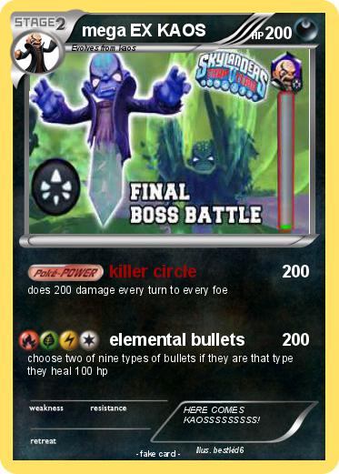 Pokemon mega EX KAOS