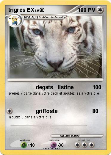 Pokemon trigres EX