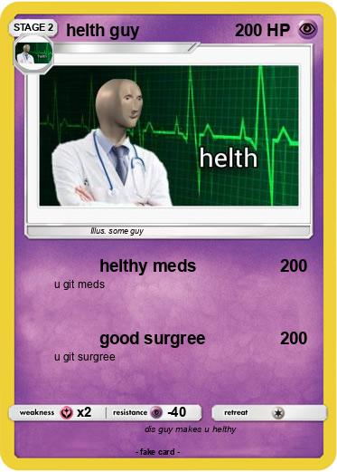 Pokemon helth guy