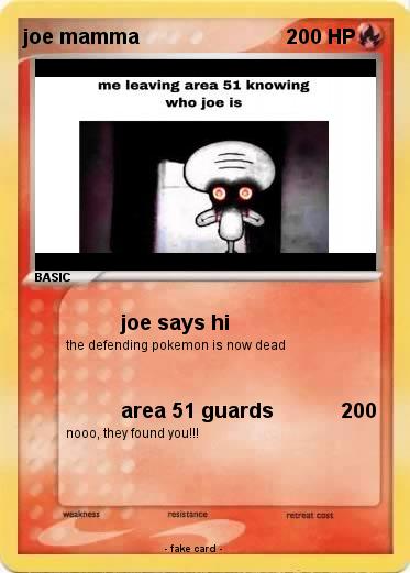 Pokemon joe mamma