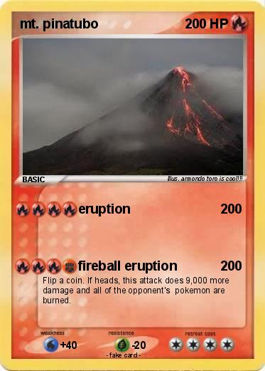 Pokemon mt. pinatubo