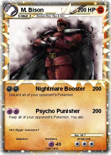 Pokemon M. Bison