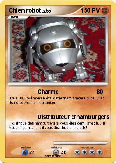 Pokemon Chien robot