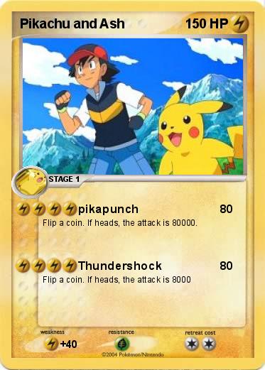 Pokemon Pikachu and Ash