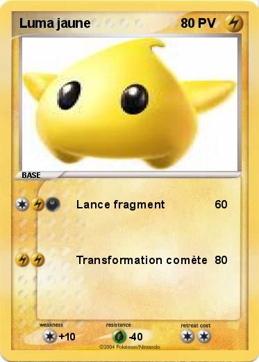 Pokemon Luma jaune