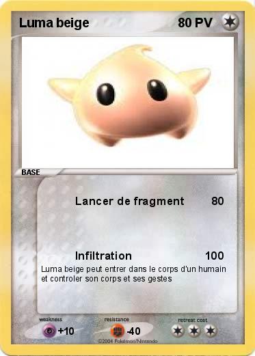 Pokemon Luma beige