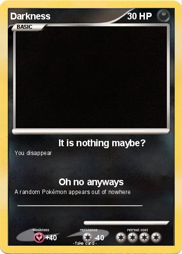 Pokemon Darkness