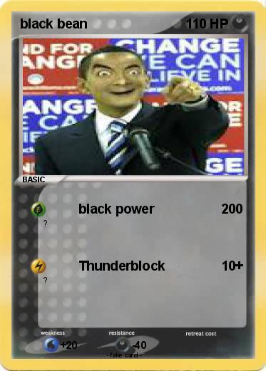 Pokemon black bean