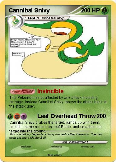 Pokemon Cannibal Snivy