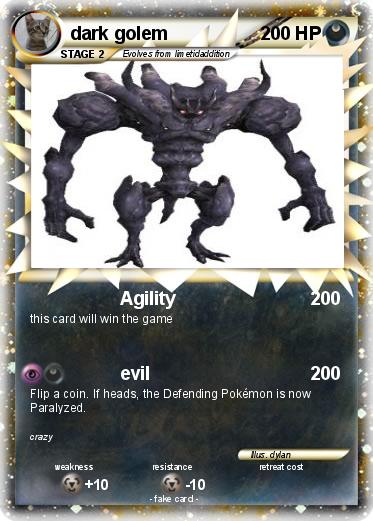 Pokemon dark golem