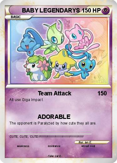 Pokemon BABY LEGENDARYS