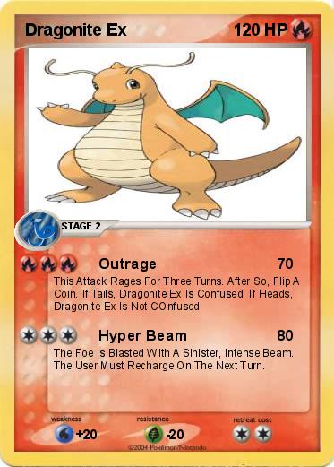 Pokemon Dragonite Ex