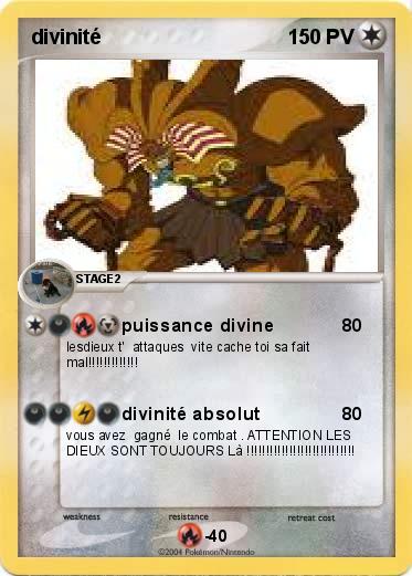 Pokemon divinité