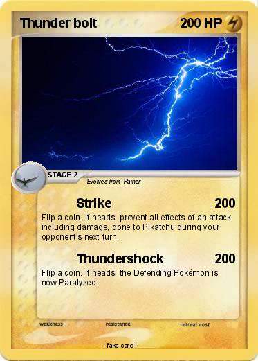 Pokemon Thunder bolt