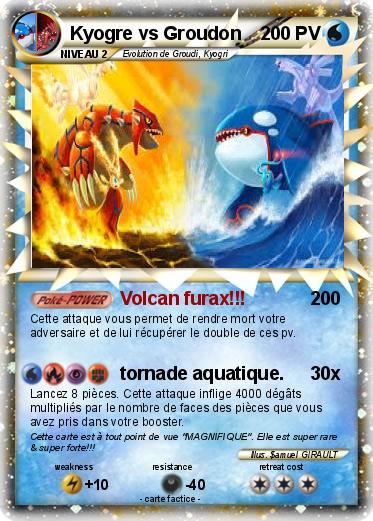 Pokemon Kyogre vs Groudon