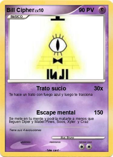 Pokemon Bill Cipher