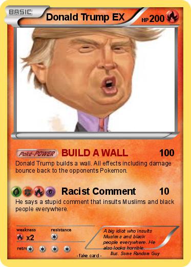 Pokemon Donald Trump EX