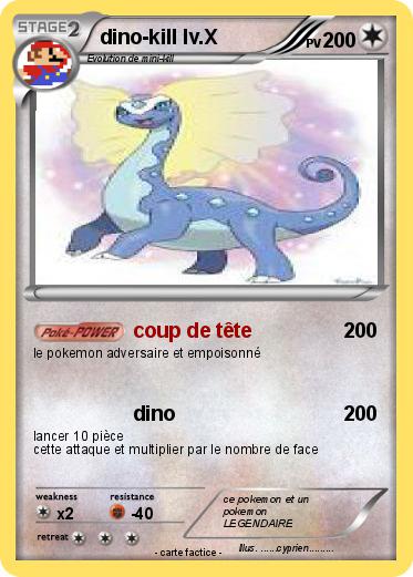 Pokemon dino-kill lv.X