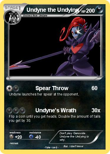 Pokemon Undyne the Undying