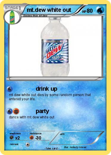 Pokemon mt.dew white out