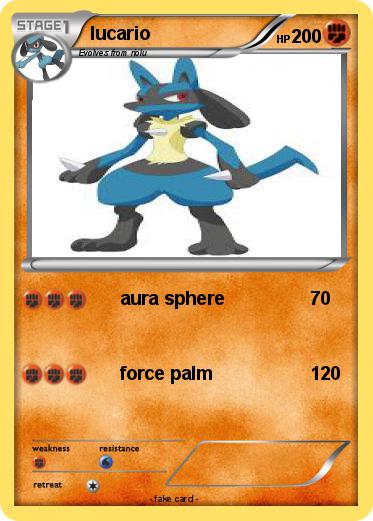 Pokemon lucario