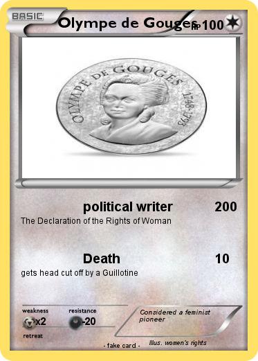 Pokemon Olympe de Gouges