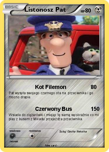 Pokemon Listonosz Pat