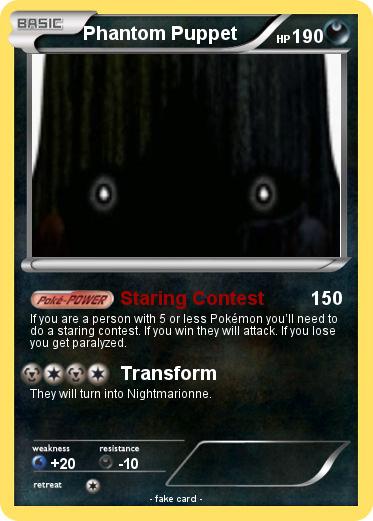 Pokemon Phantom Puppet
