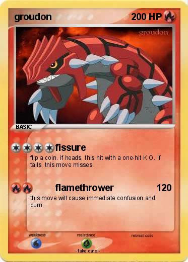Pokemon groudon