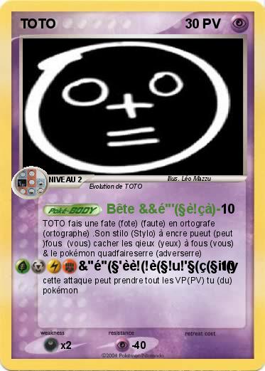 Pokemon TOTO