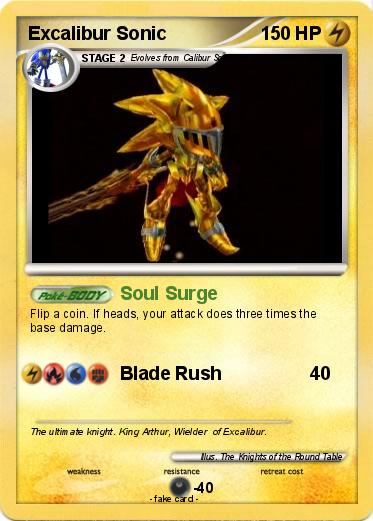 Pokemon Excalibur Sonic