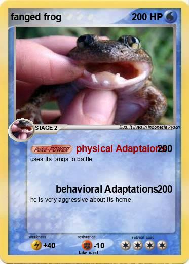 Pokemon fanged frog